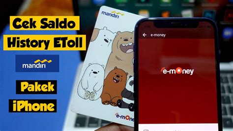 Panduan Praktis Cek Saldo e-Toll Mandiri di iPhone dengan Mudah
