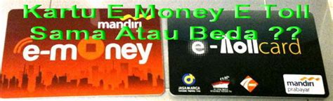 etoll sama e money apakah sama