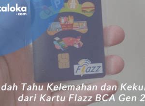 flazz bca gen 2 bisa untuk apa saja