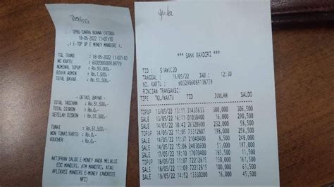 isi etoll mandiri gagal tapi saldo berkurang