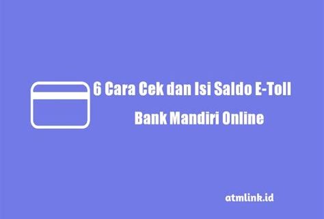Panduan Lengkap: Isi e-Toll Mandiri Online Praktis Anti Ribet