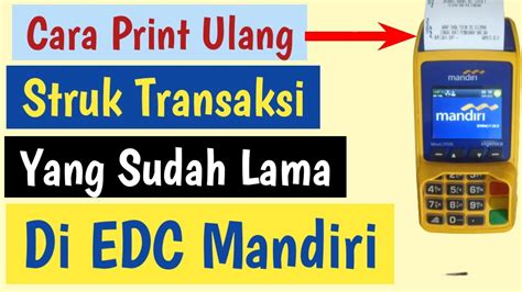 Cara Cetak Struk e-Money Mandiri: Panduan Lengkap Bukti Transaksi Anda